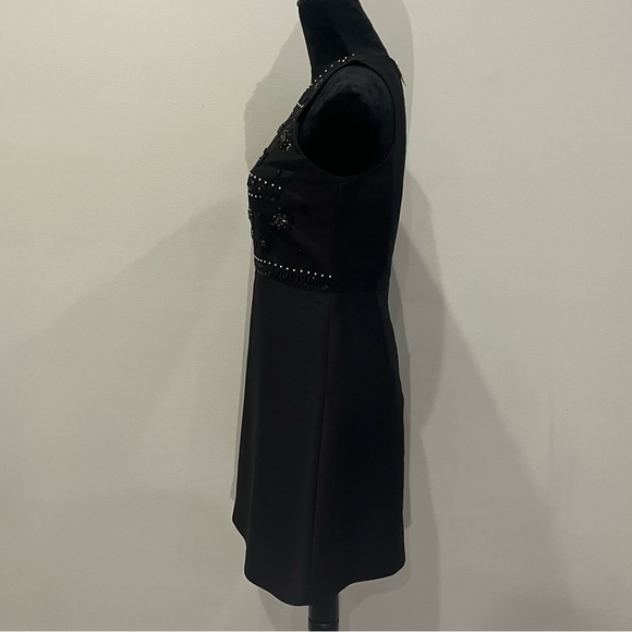 Kate Spade Black Embellished A-line Dress in Black | Size 4 - Picture 6 of 9